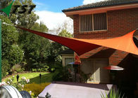 Polyester Fabric Shade Structures Triangle Shade Sail UV Top ISO 9001 Listed